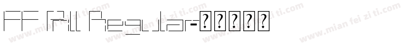 FF Prill Regular字体转换